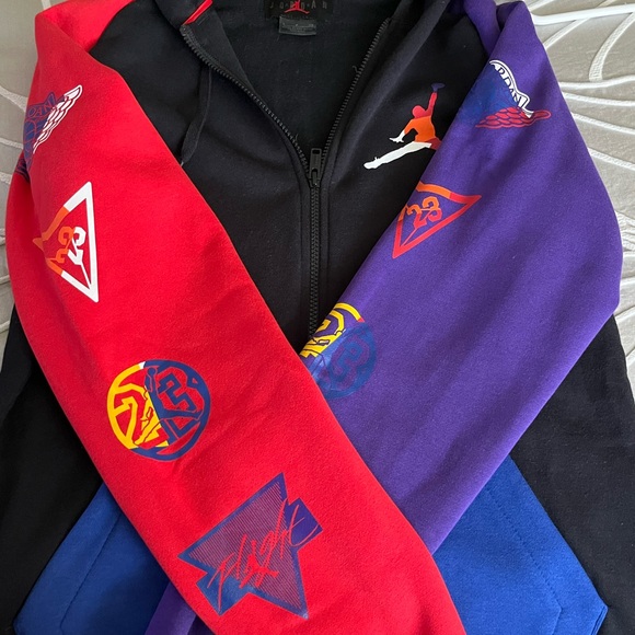 Nike Air Jordan Men’s full zip hoodie - Picture 3 of 8